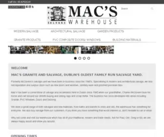 Macswarehouse.ie(Mac's Warehouse Dublin) Screenshot