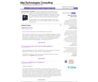 Mactechnologies.com(MacTechnologies Consulting) Screenshot