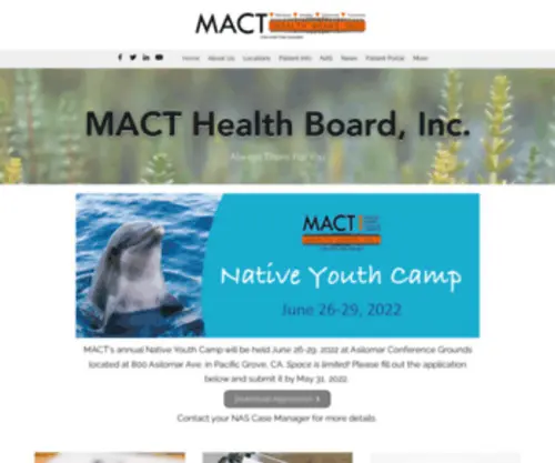 Macthealth.org(MACT Health Board) Screenshot