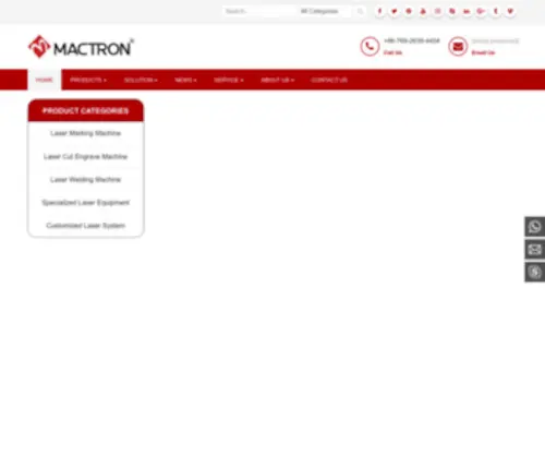 Mactron-Tech.com(Mactron Tech) Screenshot