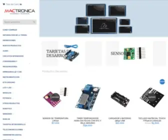 Mactronica.com.co(Tienda online) Screenshot