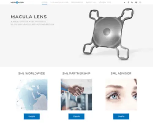 Macula-Lens.com(Home) Screenshot