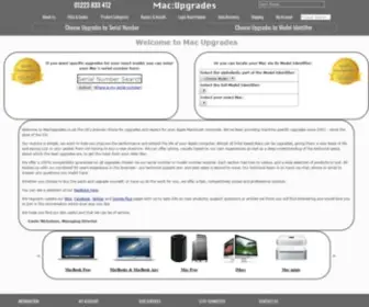 Macupgrades.co.uk(Mac Upgrades) Screenshot