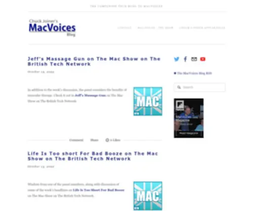 MacVoicesblog.com(The MacVoices Blog) Screenshot