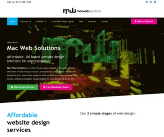 Macwebsolutions.co.uk(Glasgow Website Design) Screenshot