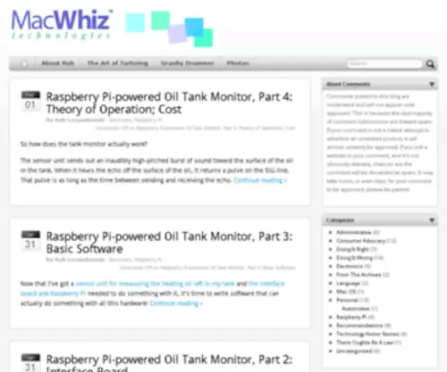 Macwhiz.com(Macwhiz) Screenshot