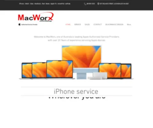 Macworx.com.au(Mac Repair) Screenshot