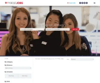 Macysjobs.com(Macy’s Job Opportunities) Screenshot