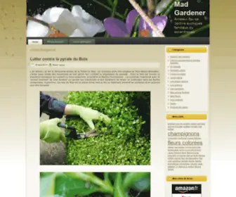 Mad-Gardener.net(Mad Gardener Blog sur les jardins les fleurs) Screenshot