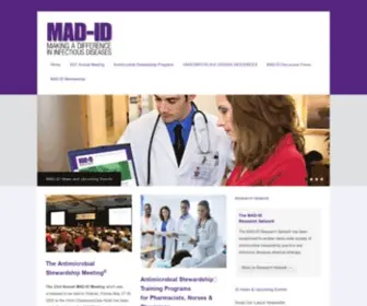 Mad-ID.org(Making a Difference in Infectious Diseases Pharmacotherapy) Screenshot