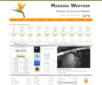 Mad-Weather.com(Madeira Weather) Screenshot
