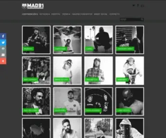 Mad91.com(Artistas) Screenshot