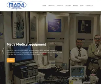 Mada-Syria.com(MADA Establishment for Medical Equipment) Screenshot