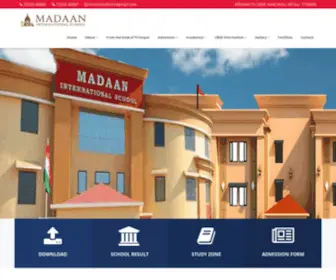 Madaaninternationalschool.com(Madaan International School) Screenshot