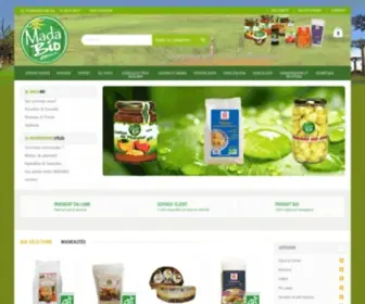 Madabio.mg(Madabio Vente de produits alimentaires bio 1er site de vente en ligne produits alimentaires Bio à Madagascar) Screenshot