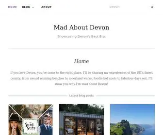 Madaboutdevon.co.uk(Lifestyle blog) Screenshot