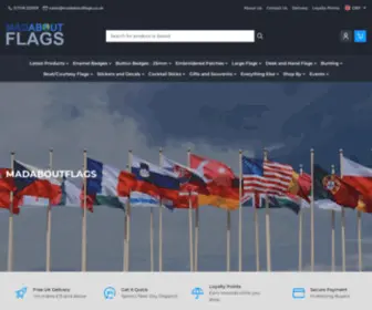Madaboutflags.co.uk(Flags of the world) Screenshot