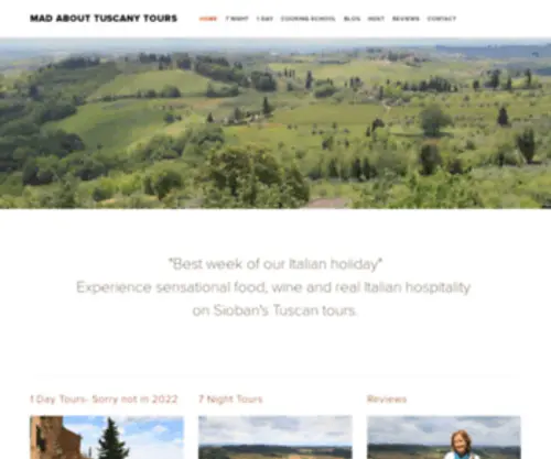 Madabouttuscany.com.au(Mad About Tuscany Tours) Screenshot