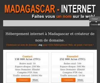 Madagascar-Internet.mg(Hébergement sites web madagascar) Screenshot