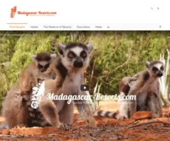 Madagascar-Resorts.com(Découvrez) Screenshot