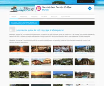 Madagascar-Tourism.com(Madagascar Tourisme) Screenshot