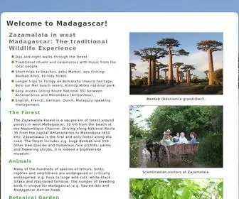 Madagaskar.com(Zazamalala Madagascar) Screenshot