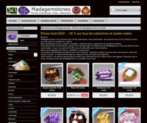 Madagemstones.com(Madagemstones) Screenshot