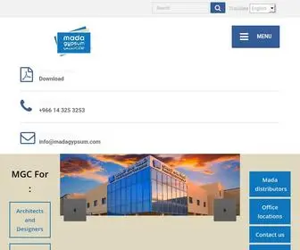 Madagypsum.com(Mada Gypsum Company) Screenshot