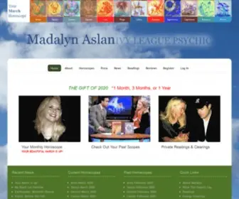 Madalynaslan.com(Log In ‹ Madalyn Aslan) Screenshot