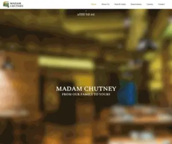 Madamchutney.com(Madam Chutney) Screenshot