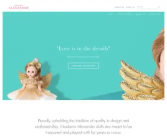 Madamealexander.com(Madame Alexander Doll Company) Screenshot