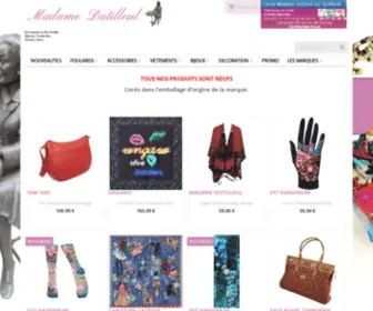 Madamedutilleul.com(Découvrez nos gammes d'accessoires de mode pour femme) Screenshot