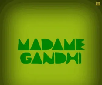 Madamegandhi.com(Madame Gandhi) Screenshot