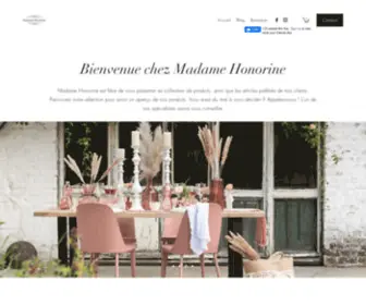 Madamehonorine.fr(Madame Honorine) Screenshot