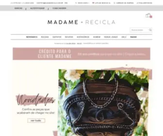 Madamerecicla.com.br(Madame Recicla) Screenshot