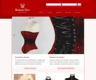 Madamesher.com(Madame Sher Corsets) Screenshot