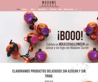 Madamesucree.com(Pastelería Saludable) Screenshot