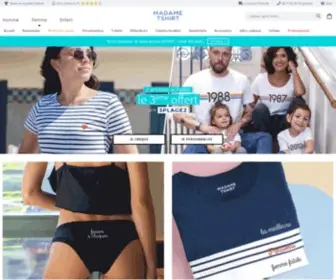 Madametshirt.com(T-shirts femme & idées cadeau) Screenshot