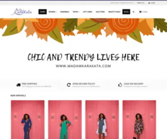 Madamkarakata.com(Madam Karakata) Screenshot