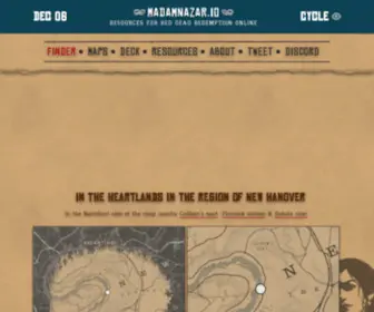 Madamnazar.io(Find Madam Nazar in Red dead Redemption online) Screenshot