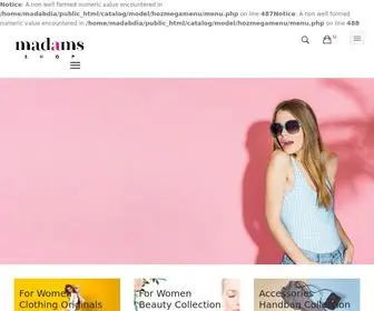 Madamsshop.com(Madams) Screenshot