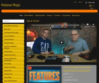 Madanai.co.uk(Madanai Magic) Screenshot