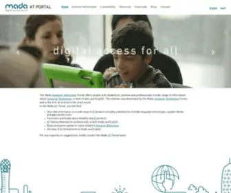 Madaportal.org(Mada AT Portal) Screenshot