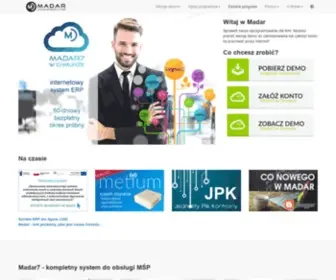 Madar.com.pl(Pełna księgowość internetowa online) Screenshot