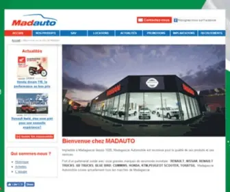 Madauto.com(Madagascar Automobile) Screenshot