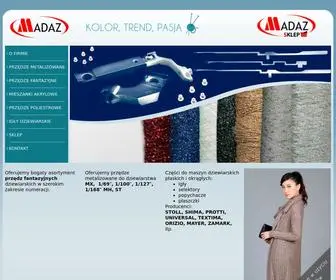 Madaz.com.pl(Przędze) Screenshot