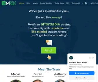 Madazmoney.com(Madaz Money) Screenshot