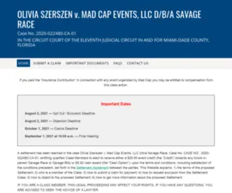 Madcapsettlement.com(Mad Cap Settlement) Screenshot