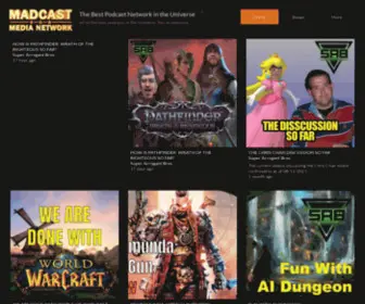 Madcastmedia.com(The Best Podcast Network in the Universe) Screenshot
