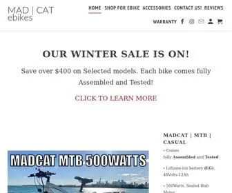 Madcatebikes.ca(MadCat) Screenshot